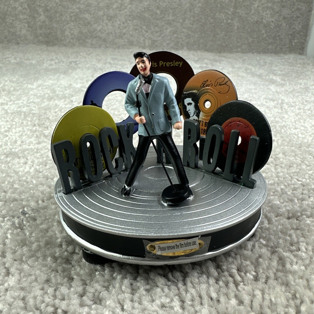 Hawthorne Village Life Of Elvis‎ Tribute Collection Elvis Rock N Roll Statue